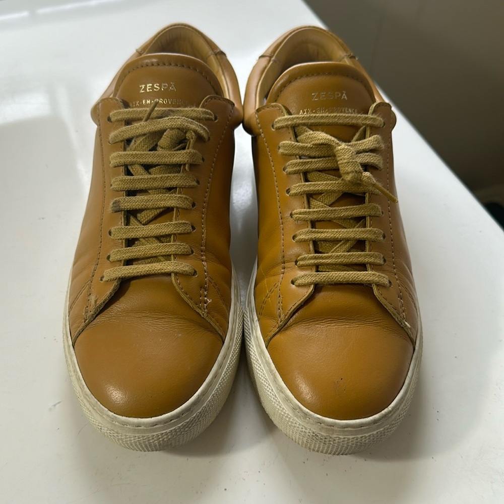 Zespa ZSP4VH Nappa Ochre/Mustard Sneakers size 39.5